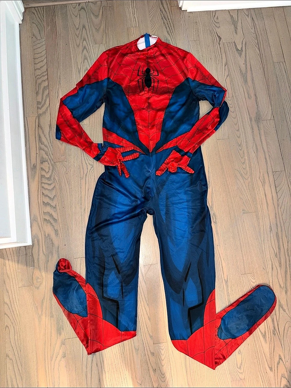 Men’s Spider-Man Superhero Costume in Red & Blue